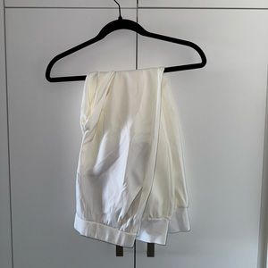 Express White jogger work pant